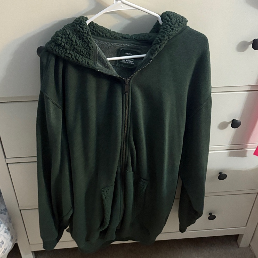 Aerie Green Hooded Jacket